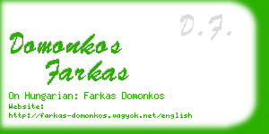 domonkos farkas business card
